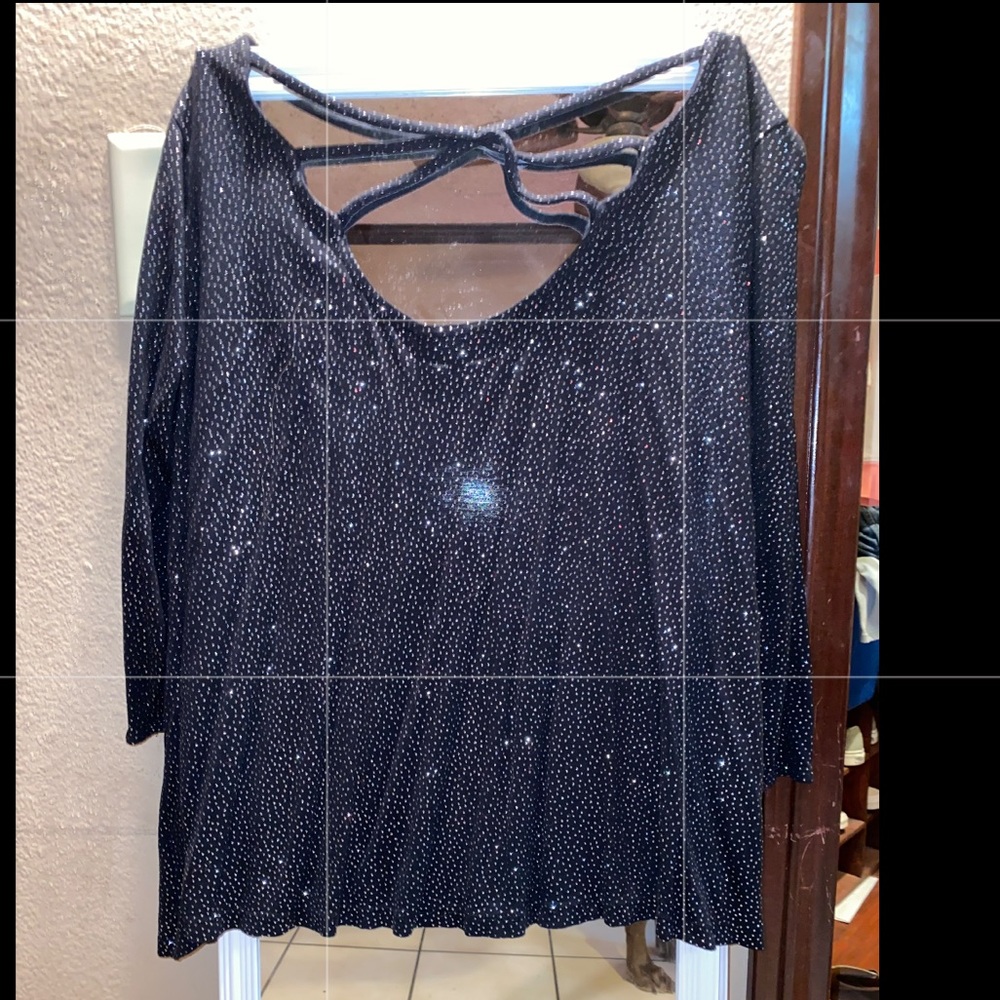 Sparkly Jennifer Lopez dress shirt